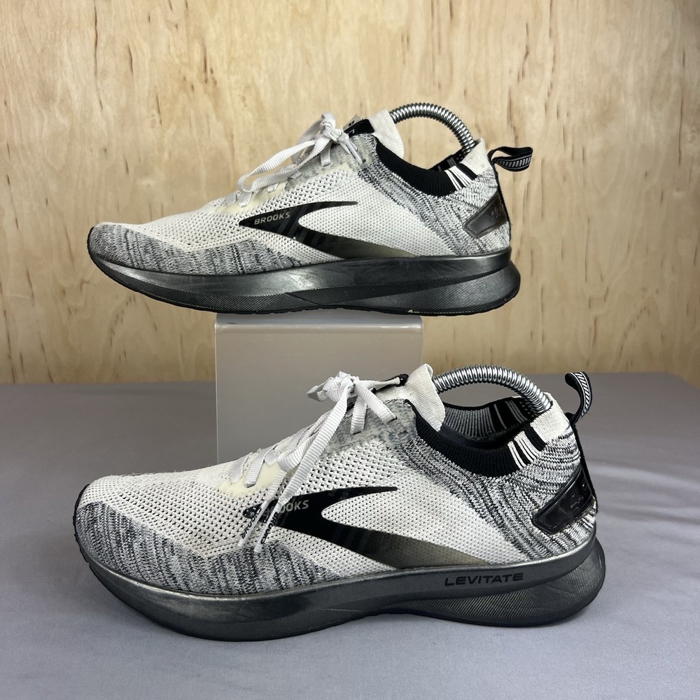 Brooks Levitate 4 Womens Size 9 Gray Black Running Walking Shoes Sneakers